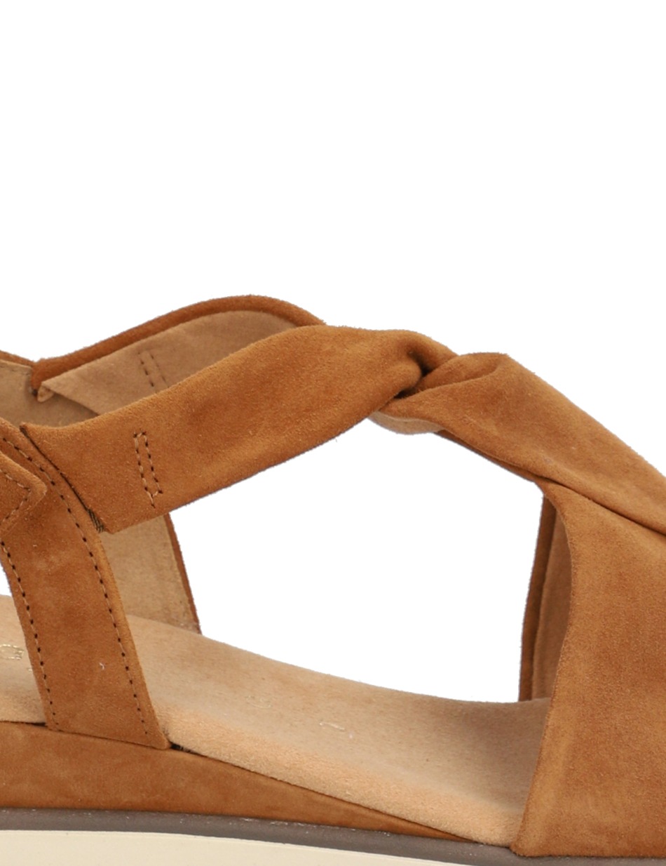 Veloursleder Sandale