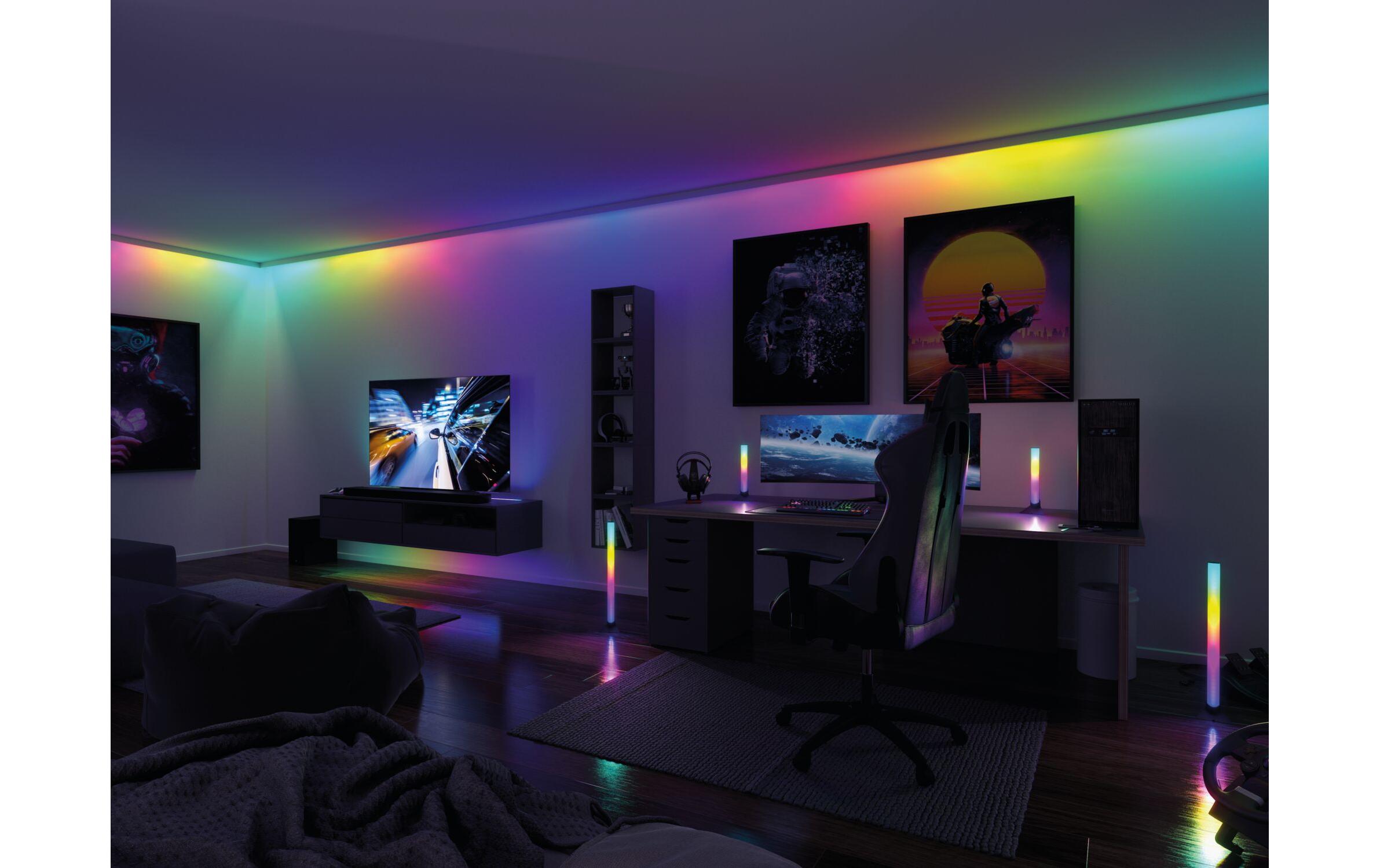 EntertainLED Lightbar Dynamic RGB, 30 cm, Schwarz, 2er SetLED-Lichtleiste