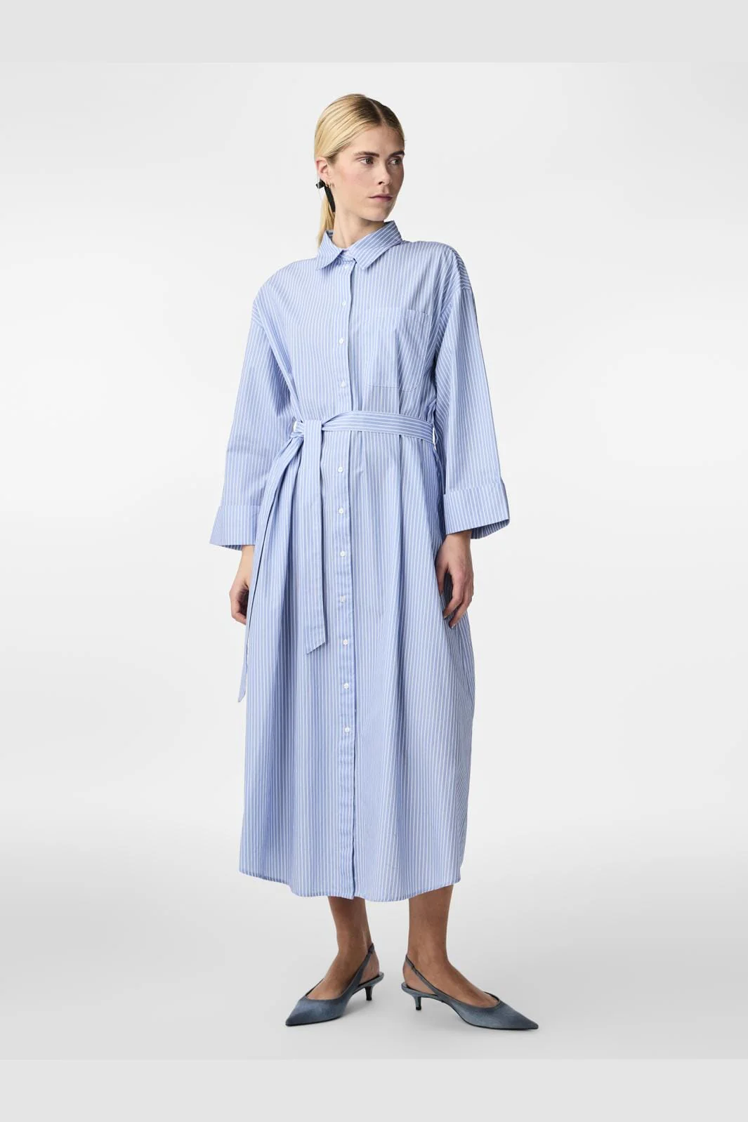 Y.A.S Yastuesday Ls Ankle Shirt Dress