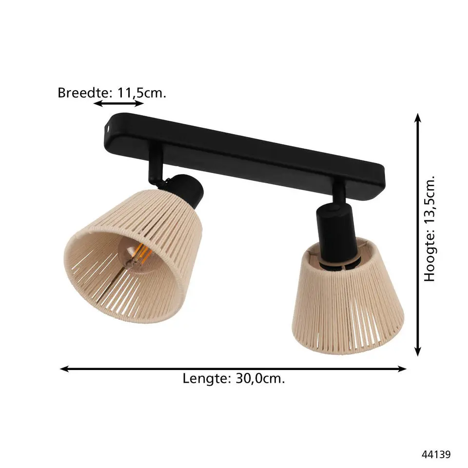 EGLO Seagard Spot - E14 - 30 cm - Crème - Kantelbaar