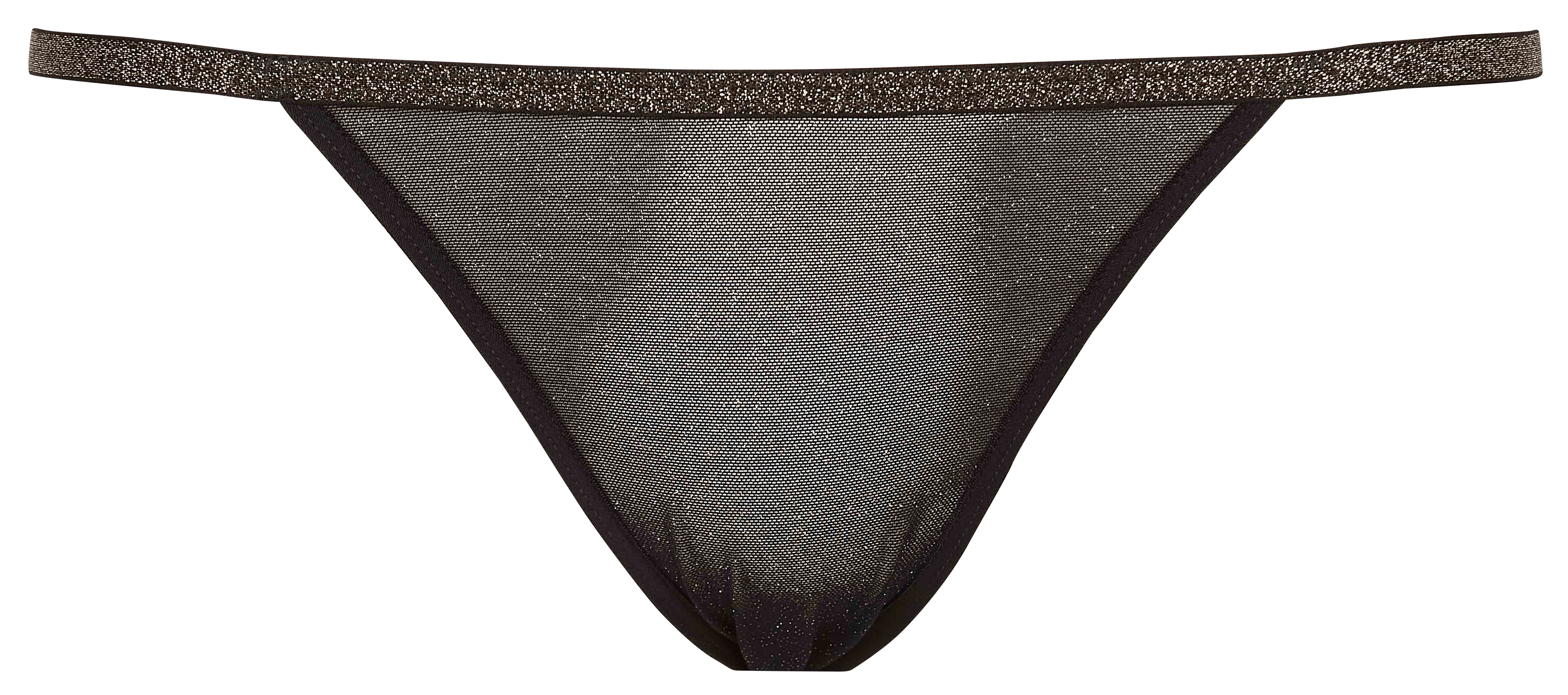 CHIARA - Culotte effet pailleté| Noir