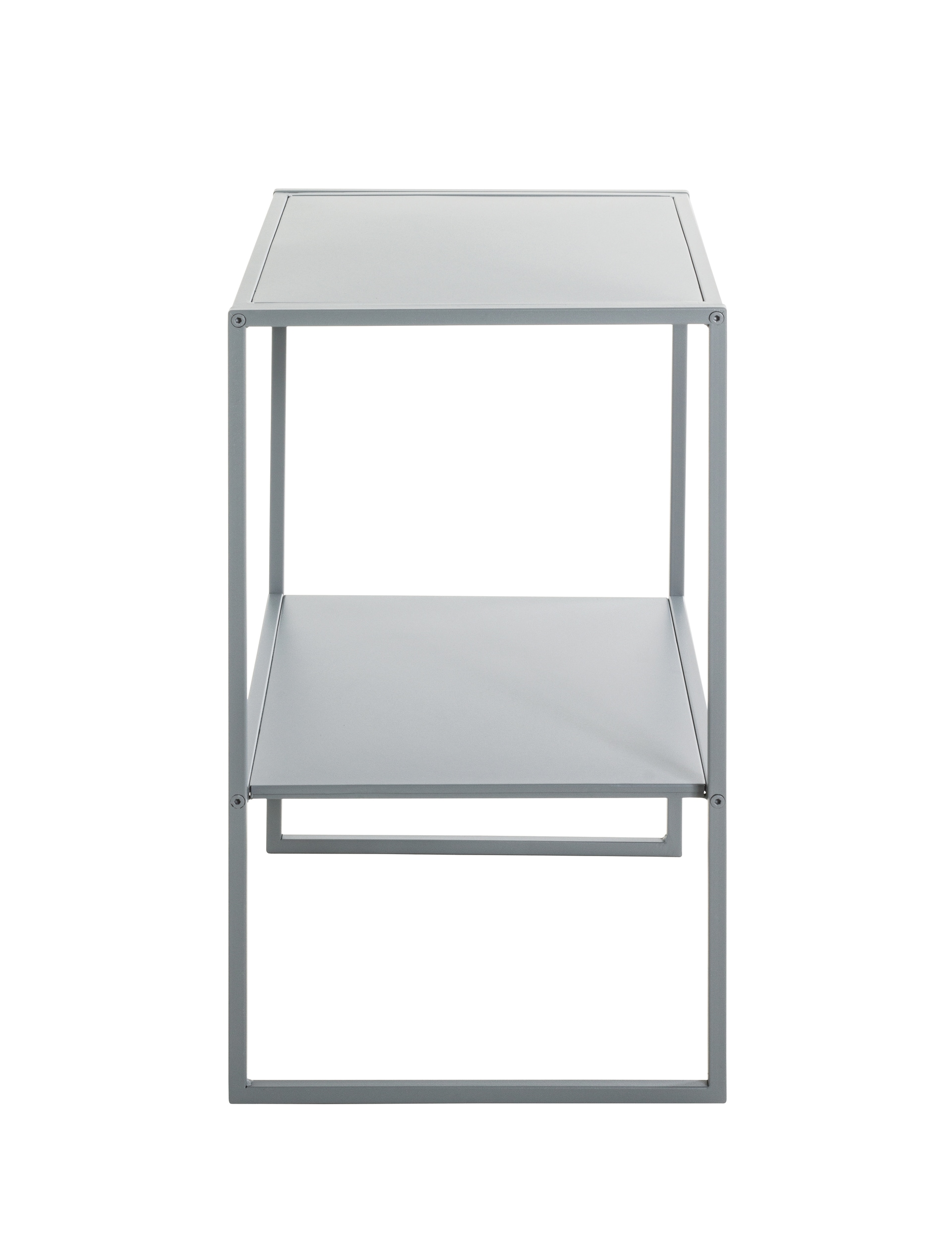 Beistelltisch 45 x 35 cm grau