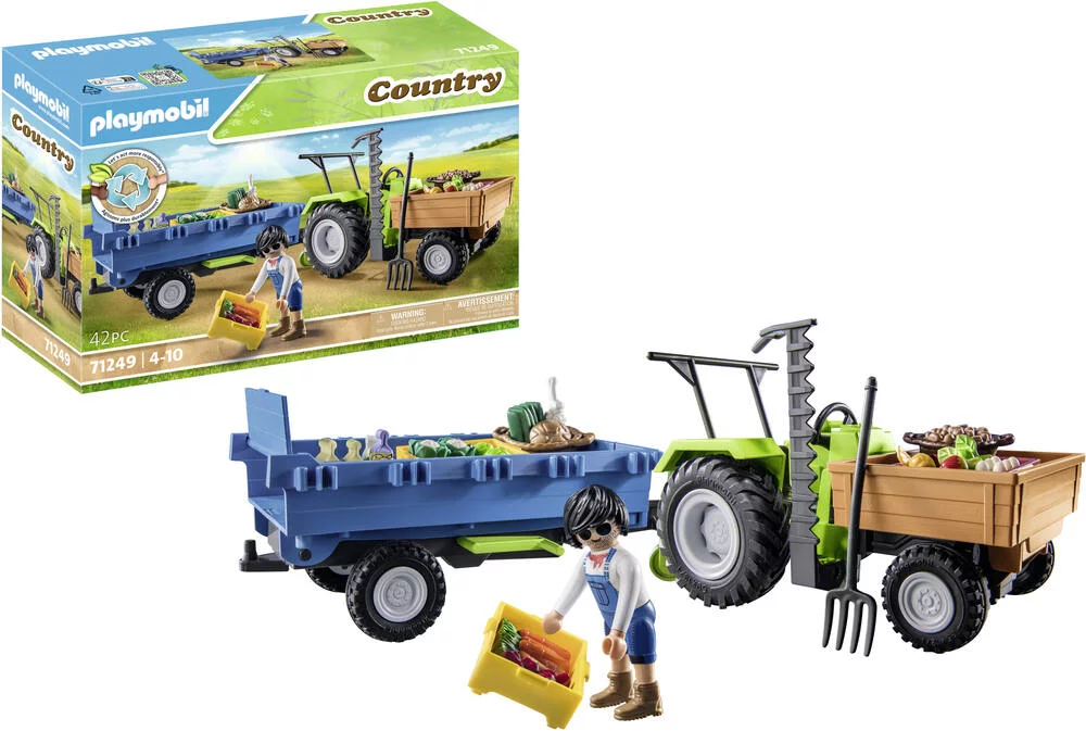 TRACTEUR AVEC REMORQUE - 71249