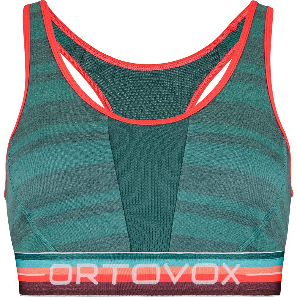 ORTOVOX 185 Rock'N'Wool Sport Top Damen arctic grey