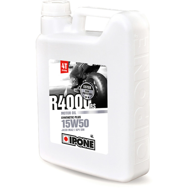 Ipone - Huile moteur semi-synthétique R4000 RS 15W50 - moto 4 temps