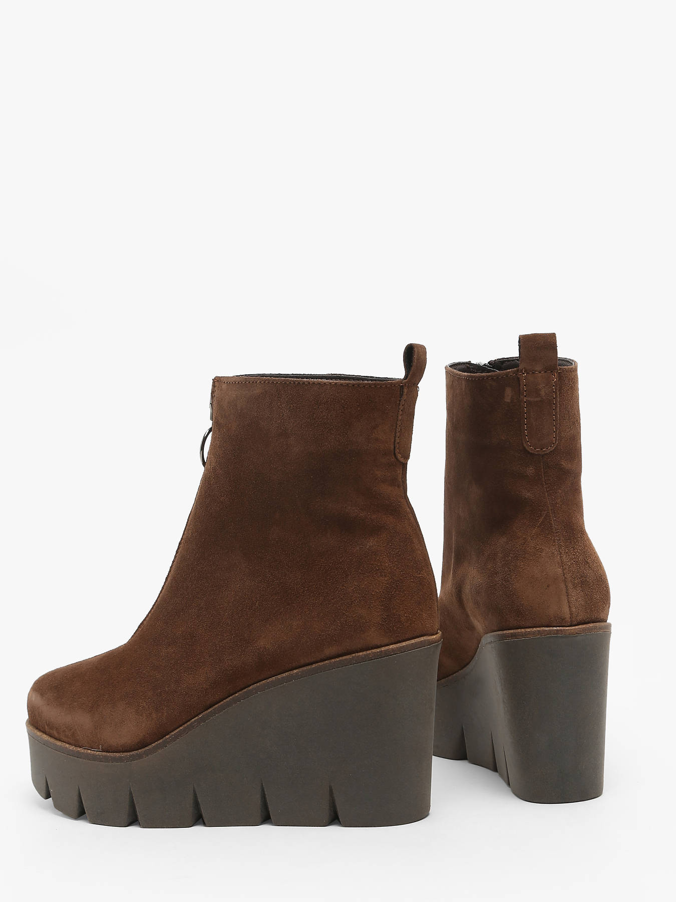 Bottines  talon Sasha en cuir ALPE