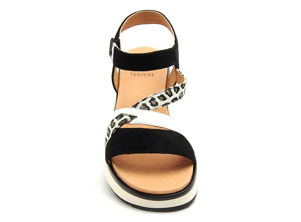 Fugitive nu pieds talons femme kiry noir