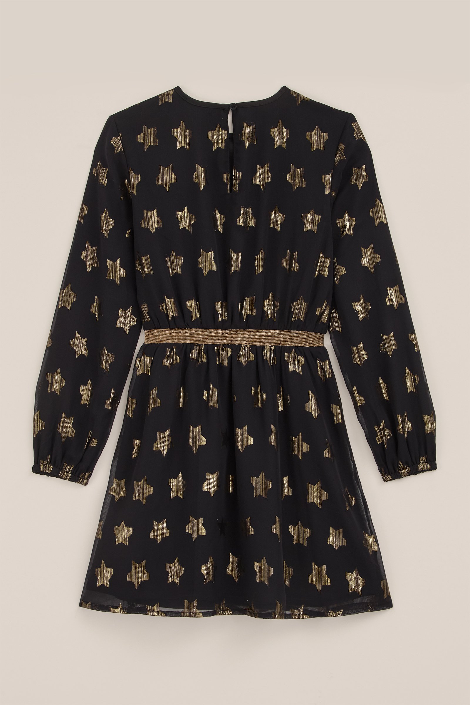Meisjes jurk WE Fashion Zwart