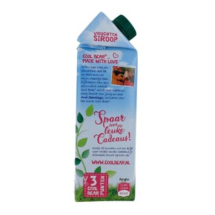 Cool Bear Framboos Appel Vruchtensiroop 750ML