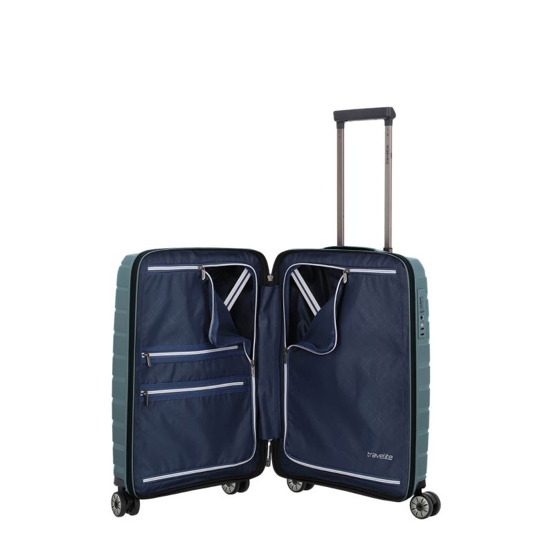 Valise cabine rigide Air Base 55 cm Bleu Glace