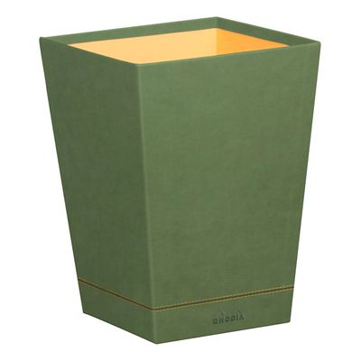 RHODIA Rhodiarama - Corbeille à papier - sauge - en polyuréthane