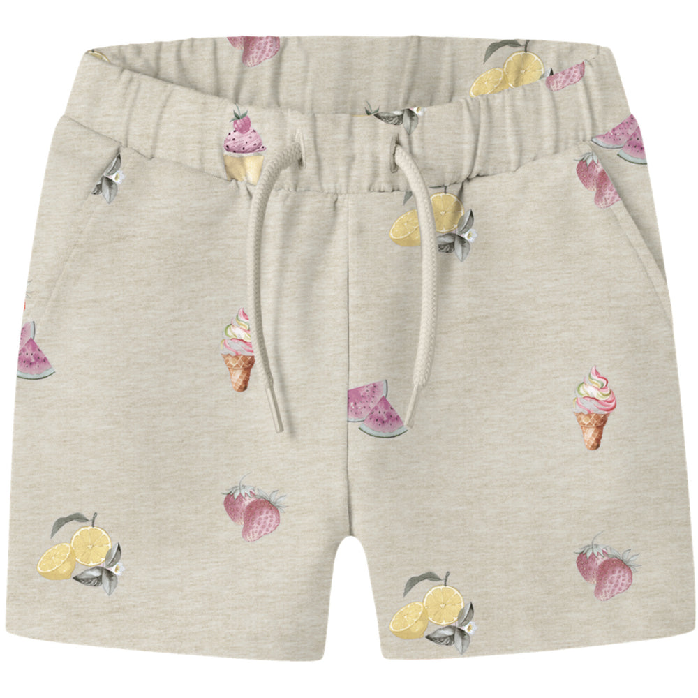 Køb Name It Peyote Melange Nmfjovina Sweat Shorts Unb Box