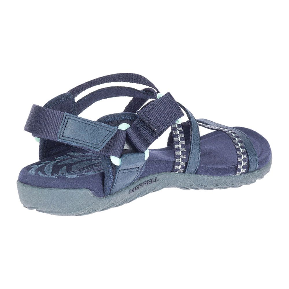 Merrell TERRAN 3 CUSH LATTICE - Sandales randonné Femme navy