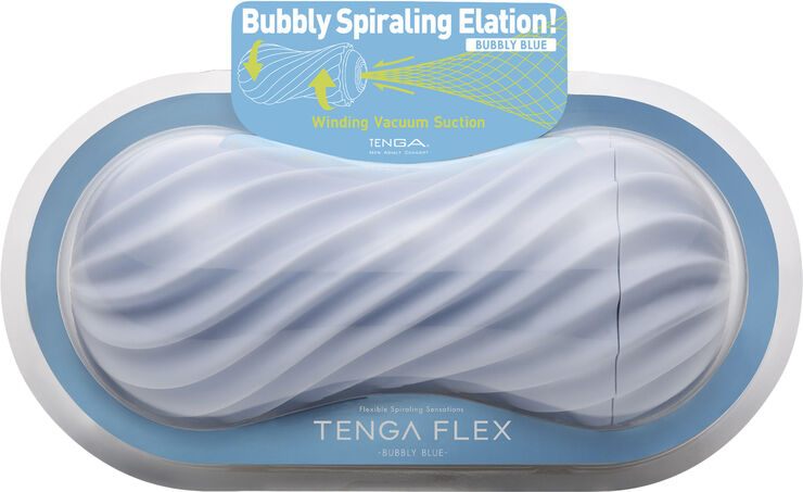 Tenga TENGA - FLEX II BUBBLY BLUE Blue