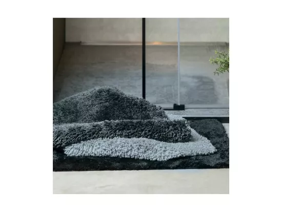 Tapis de bain Microfibre HIGHLAND 60x90cm Gris Granit Spirella