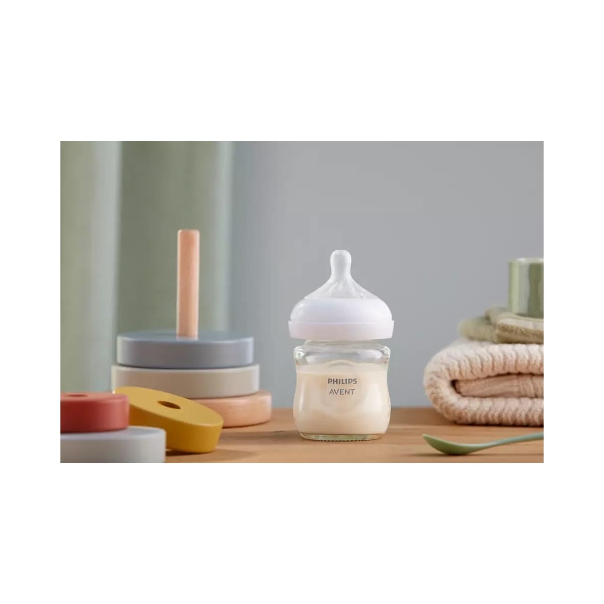 Philips Avent SCY930/01 Natural Response-sutteflaske i glass, 120 ml