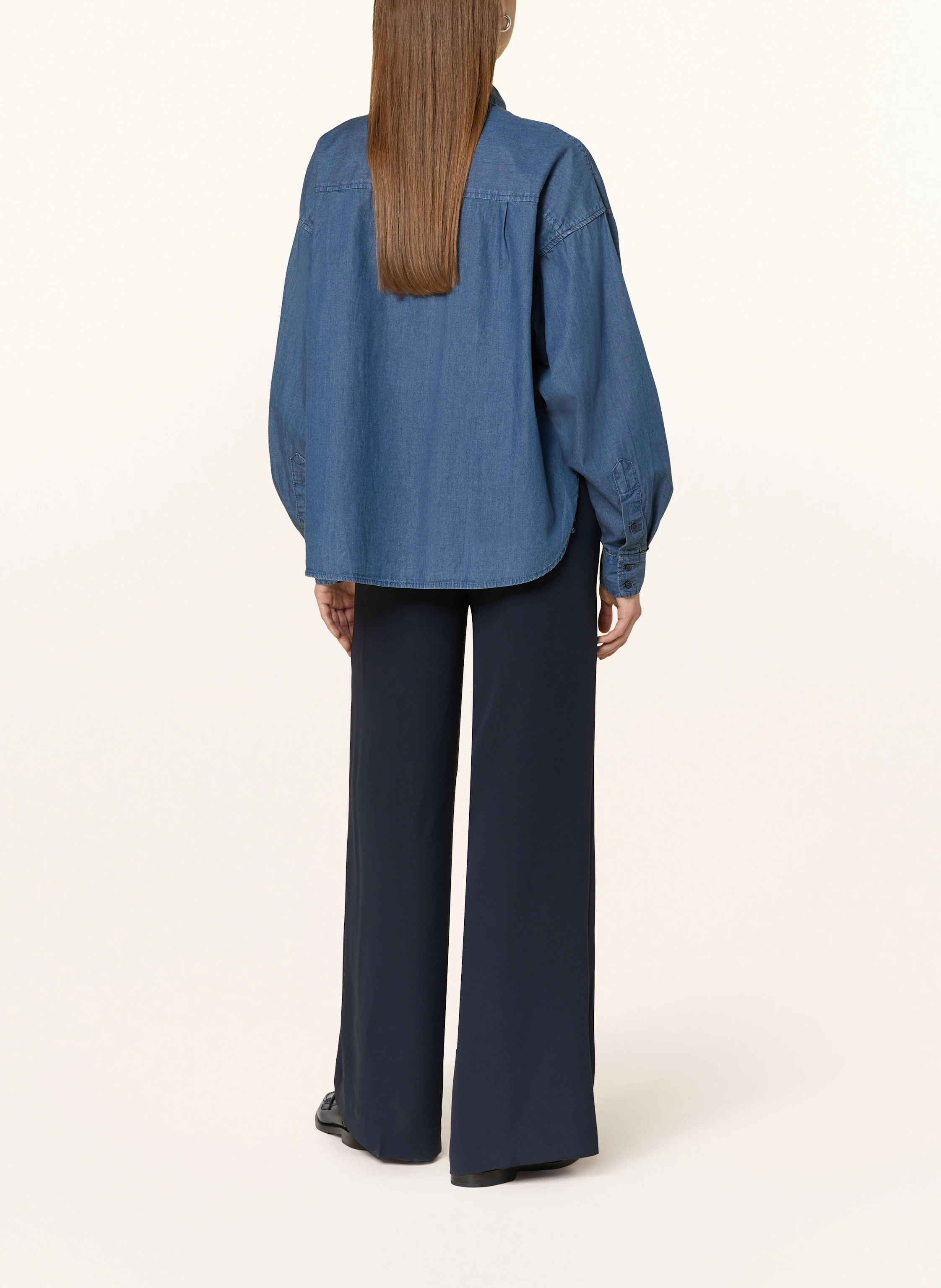 Herrlicher Jeansbluse LYNELLA mit Rüschen