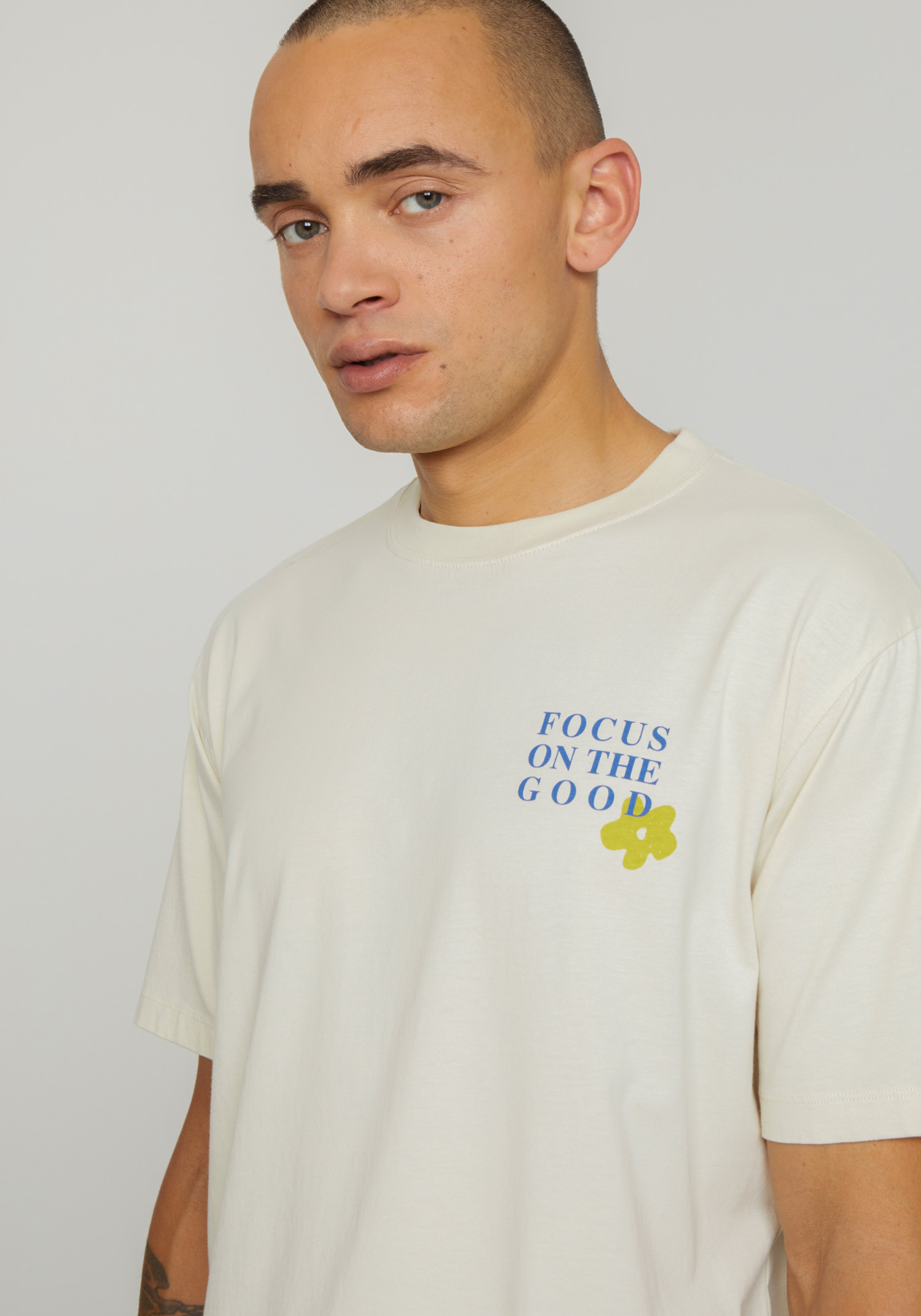 Recolution T-Shirt Aposeris Focus Arctic White