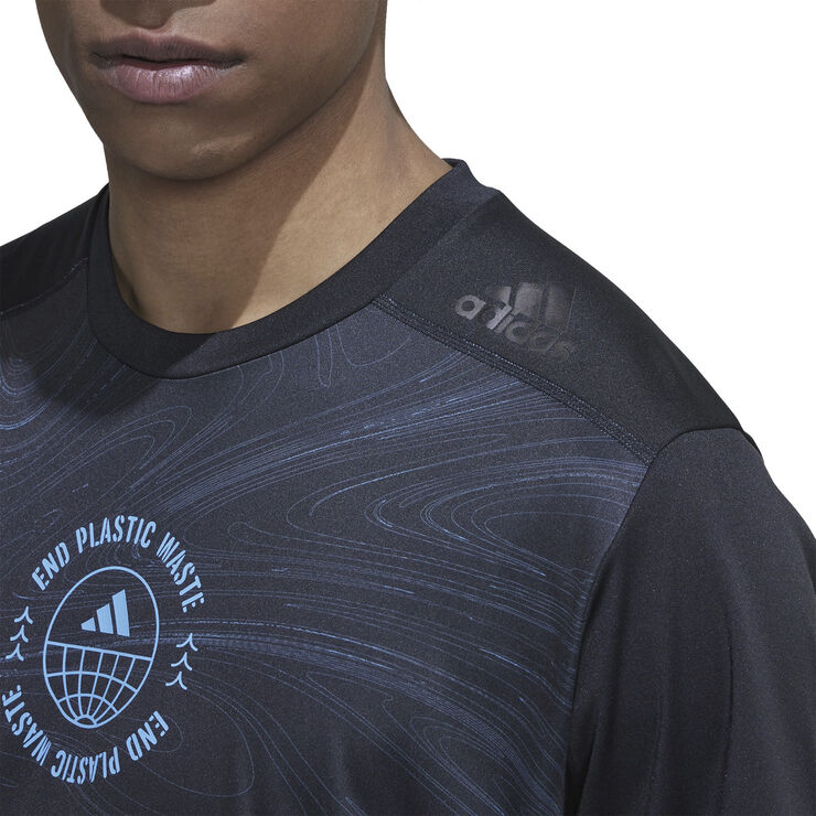 adidas Designed for Running for the Oceans T-shirt Blå