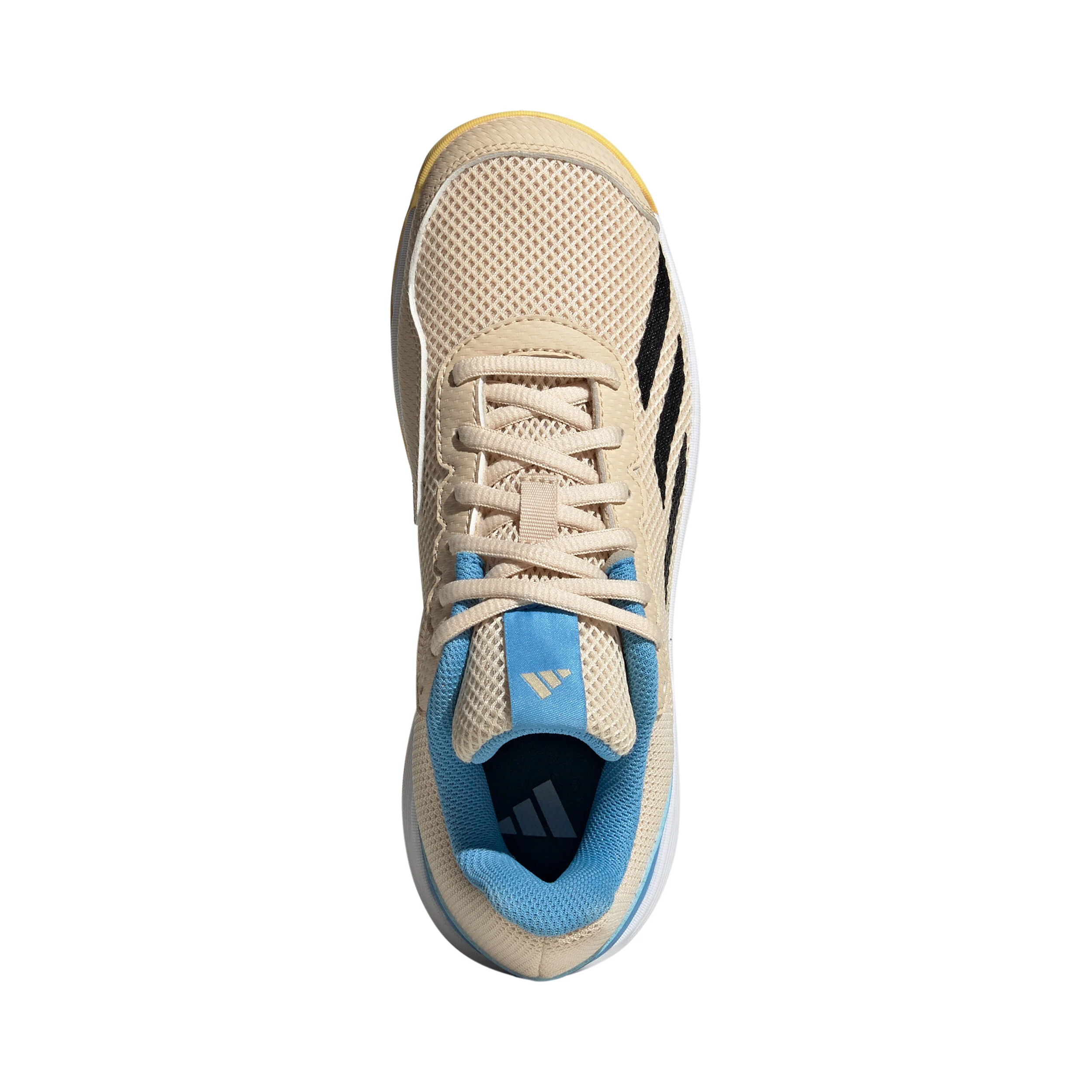 adidas Courtflash Chaussures Toutes Surfaces Enfants - Beige , Bleu Clair