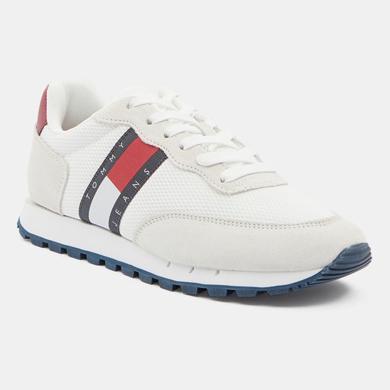 Tommy Hilfiger Baskets running Mix blanches