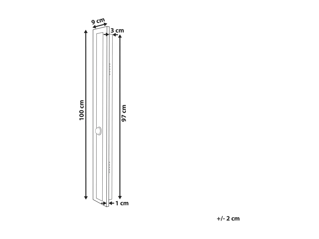 Lampe murale LED pour l'extérieur ROSALIE Doré