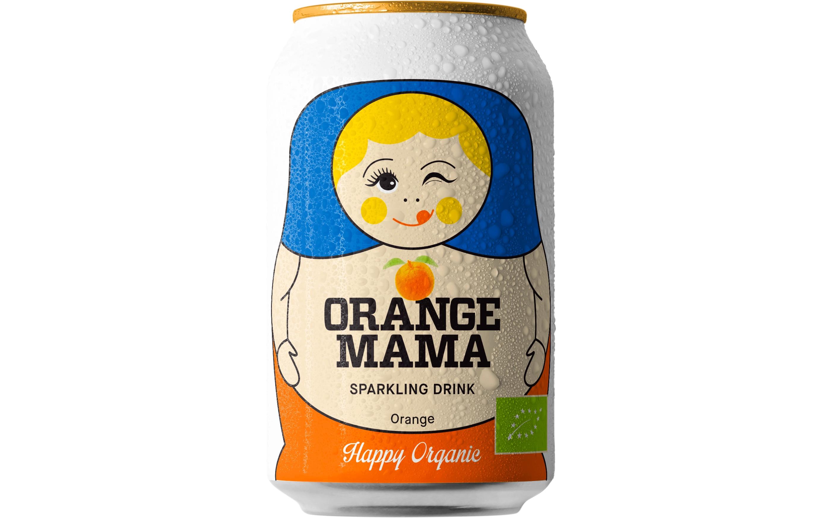 Bio Mama Limonade Orange 0.33 lErfrischendes Getränk mit Orangengeschmack