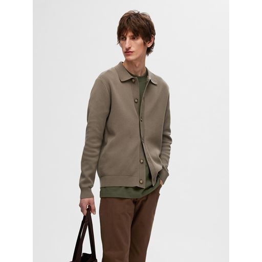 Selected Homme Mattis Strikket Cardigan, Morel, L