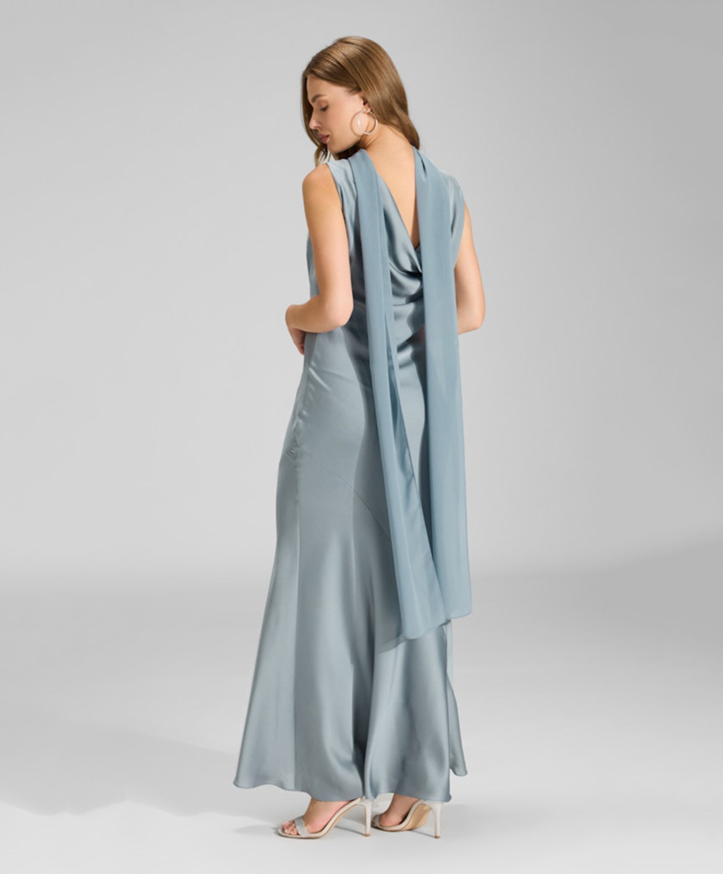 Swing Dames sjaal blauw