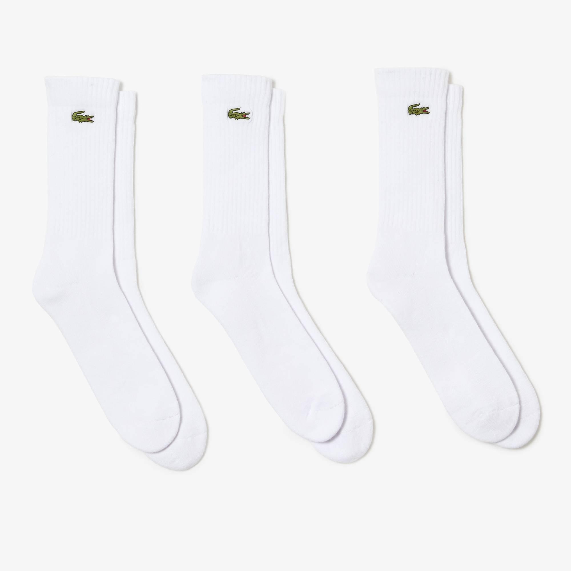 Lacoste 3 Pack Crew Socks