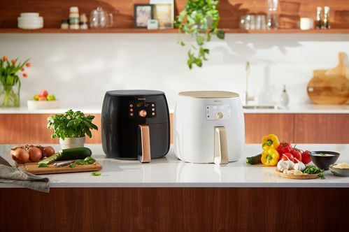 Philips - Airfryer XXL Premium - Huishoudelijk - Zwart - Materiaal: Kunststof