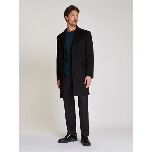 Calvin Klein Fine Wool Blend Frakke, Ck Black, XS