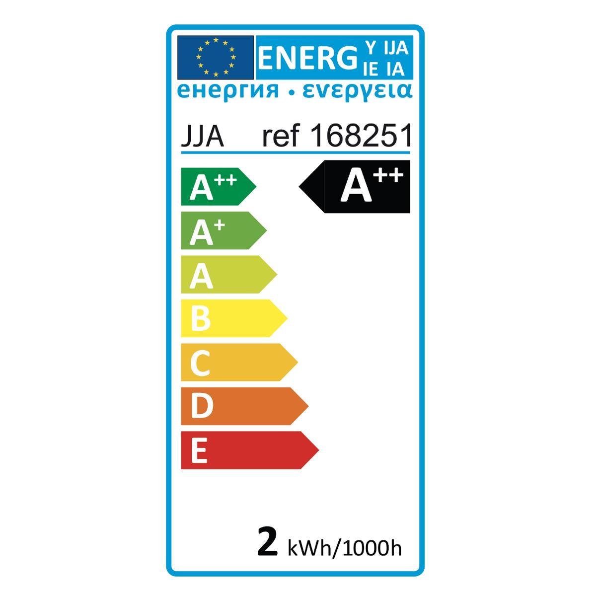 AMPOULE LED DROITE AMBRE E14 A48 2W