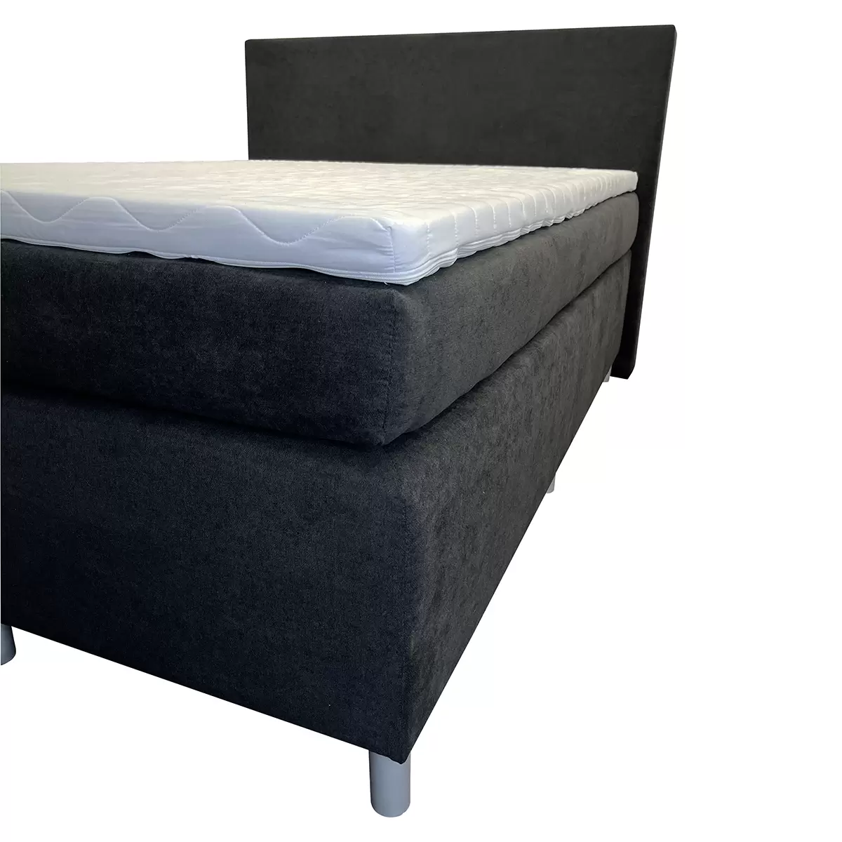 Boxspringbett Grenchen 160 x 200 Schwarz