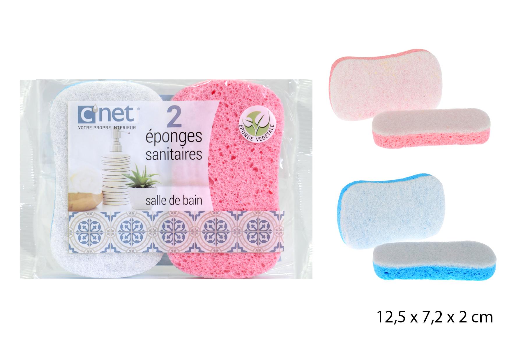 2 EPONGES SANITAIRE