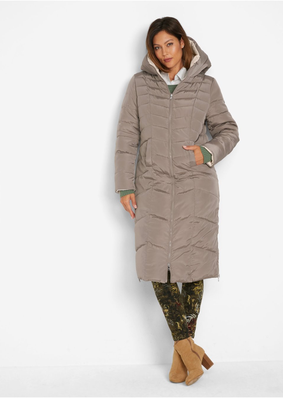 Manteau matelassé réversible