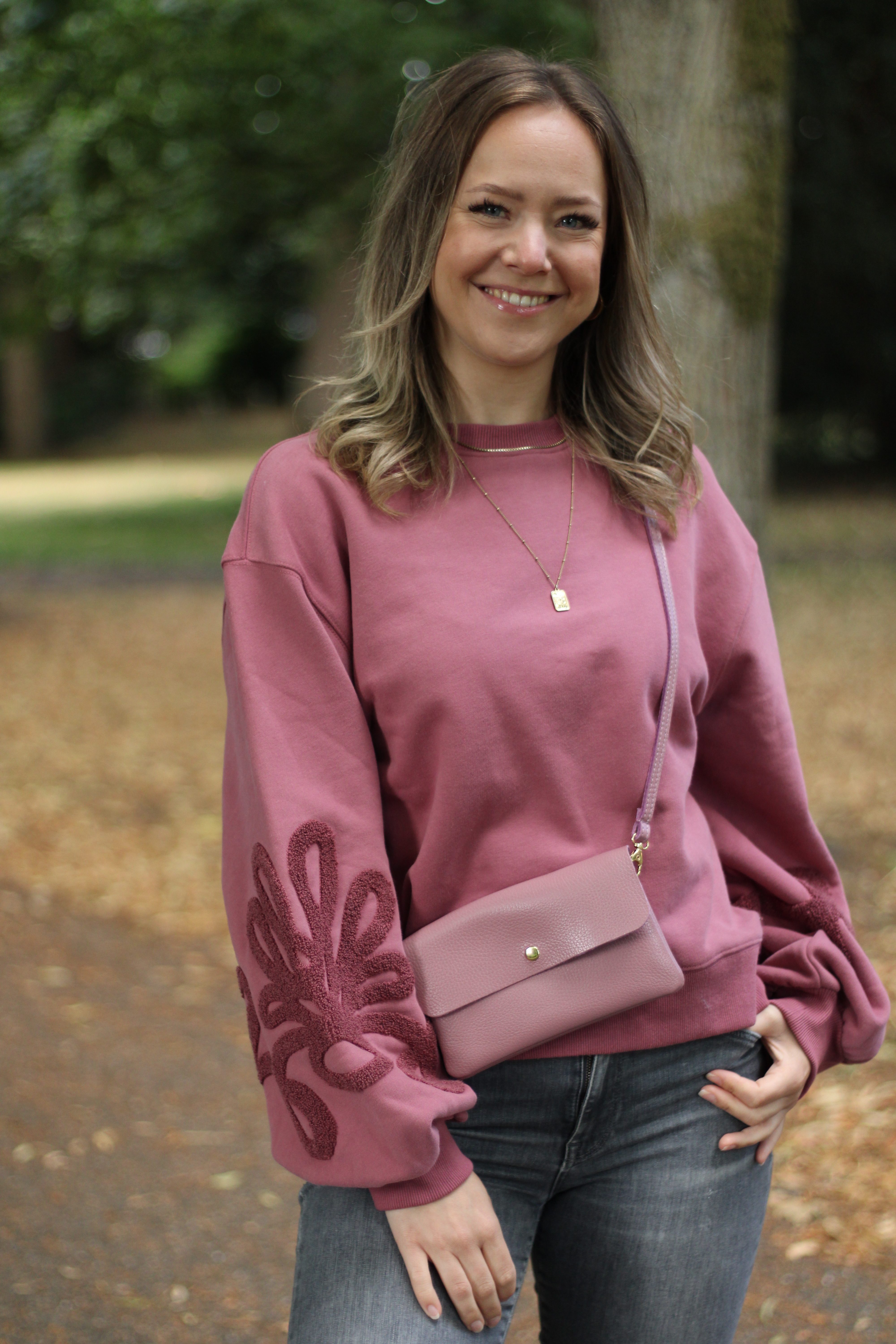 Rino & Pelle - Quincy Sweatshirt With Application - Mauvewood