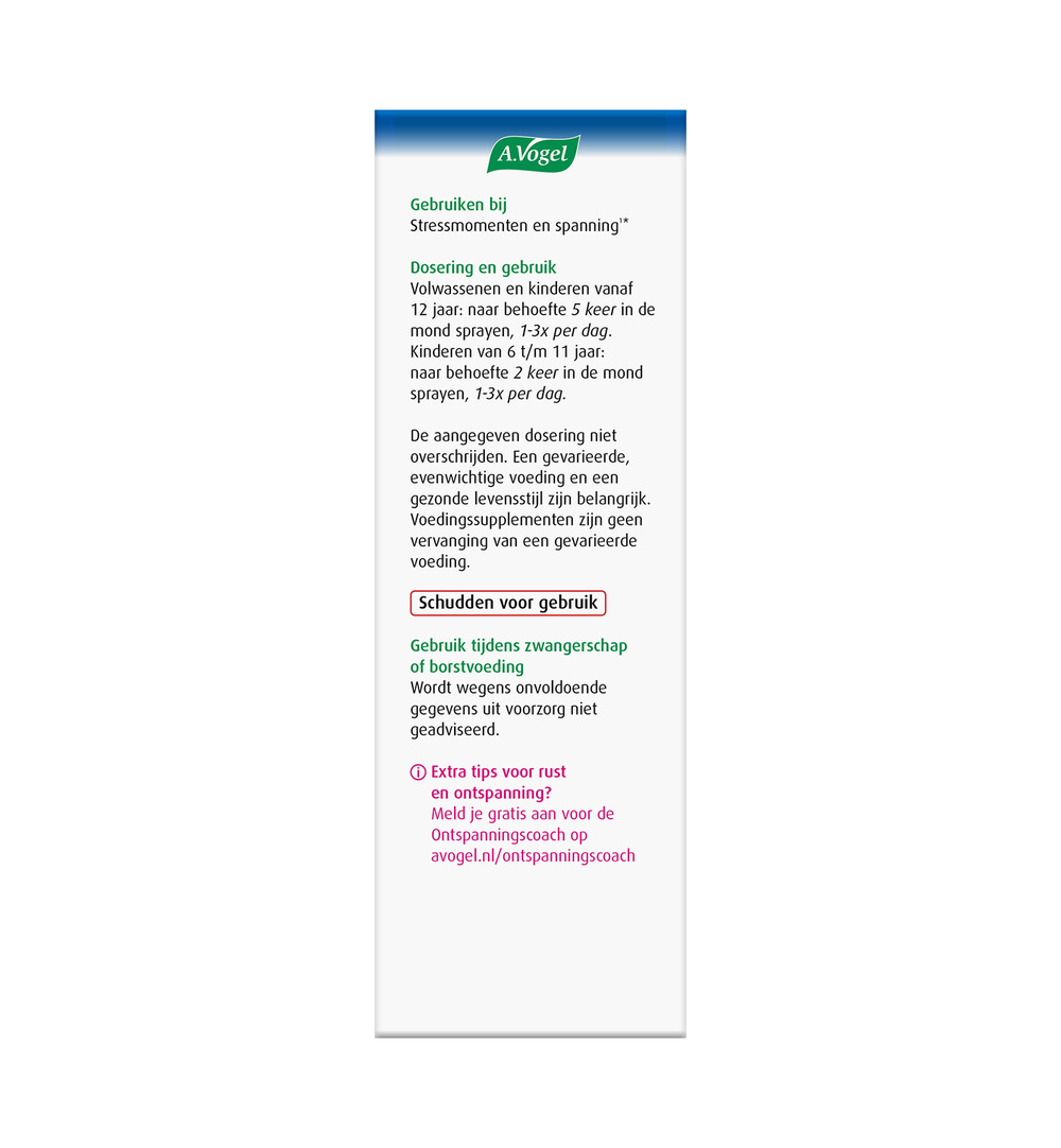 A.Vogel Passiflora rustgevende spray (20 ml)