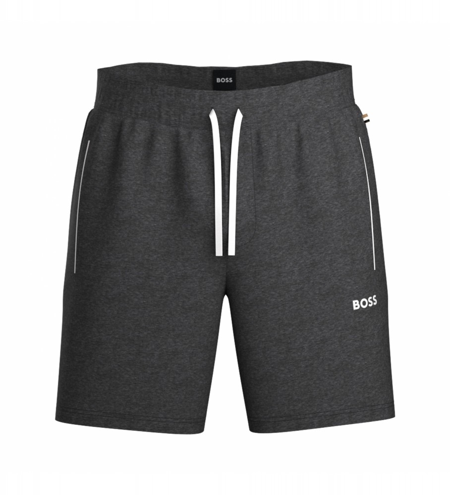 Calções cinzentos masculinos da BOSS