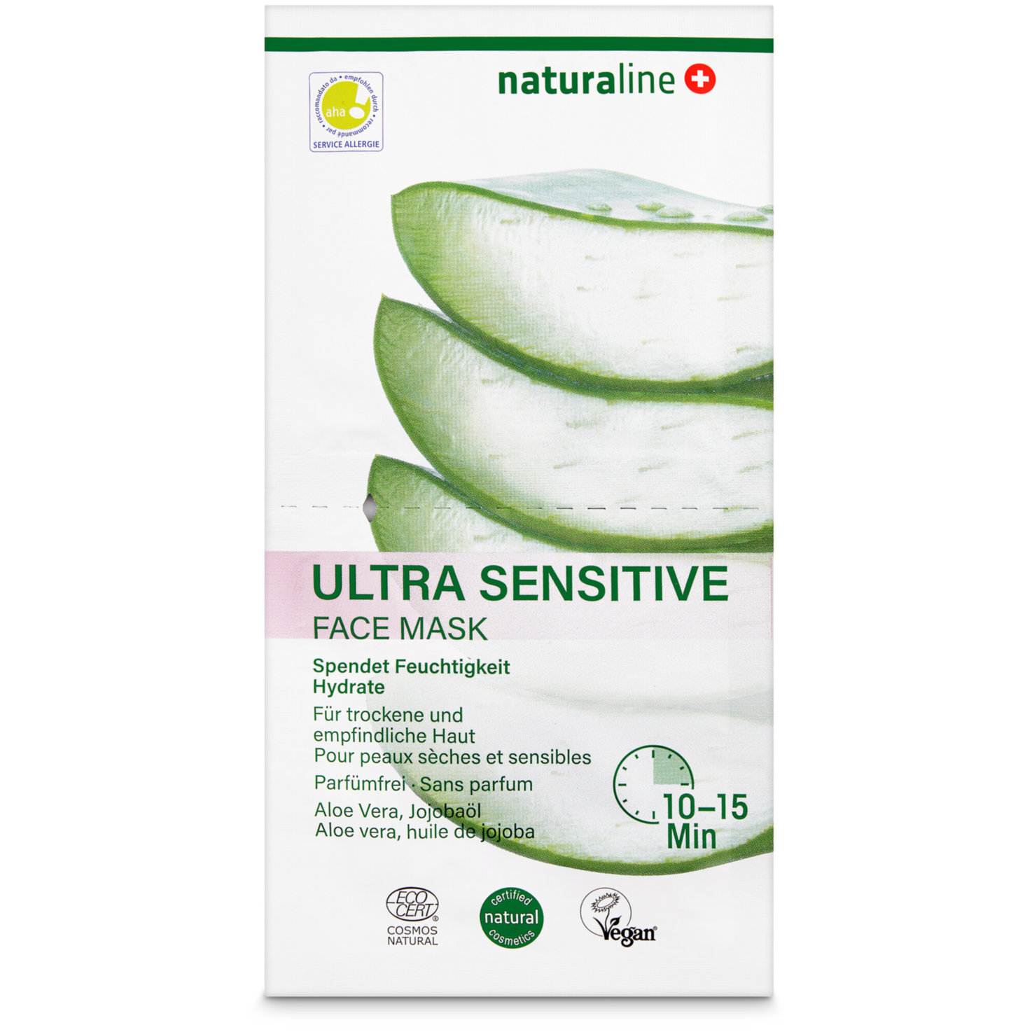 Naturaline Ultra Sensitive Feuchtigkeitsmaske