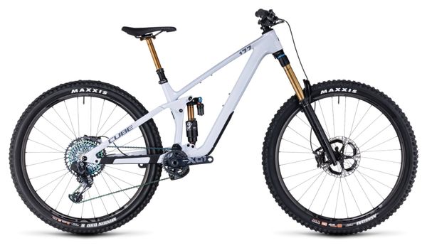 VTT Tout-Suspendu Cube Stereo One77 C:68X SLT 29 Sram X01 Eagle AXS 12V 29'' Blanc Flash
