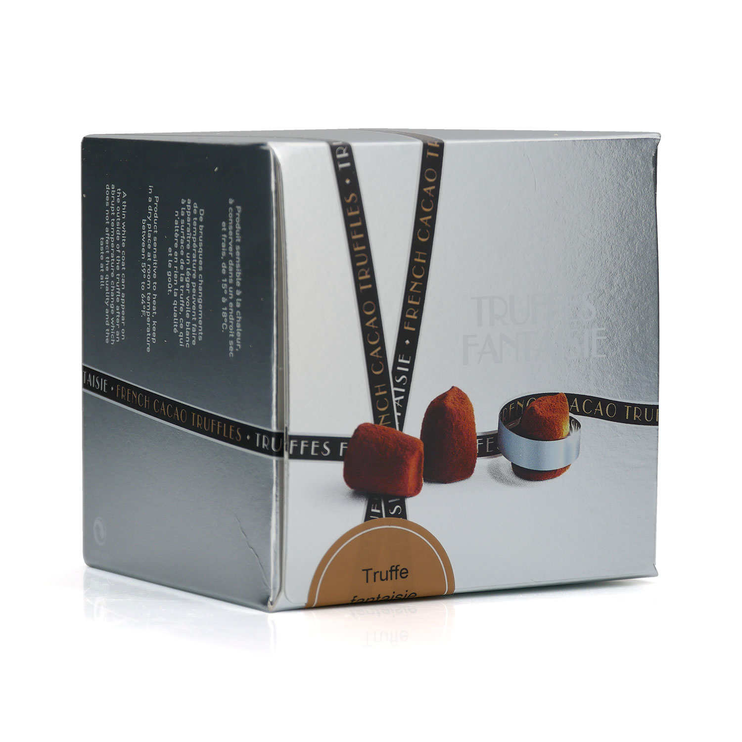 Ballotin argenté de truffes natures