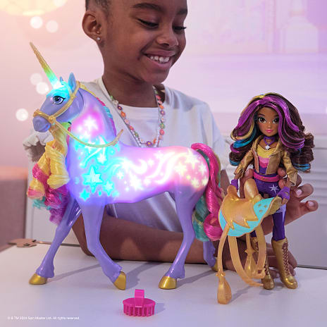 Unicorn academy Sophia & Wildstar dukke og enhjørning
