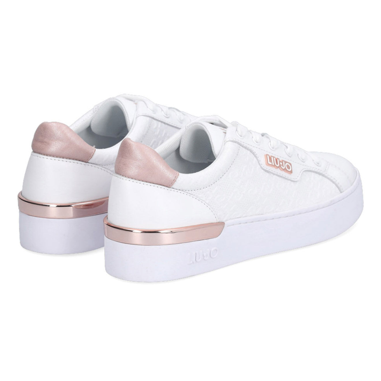 Liu-Jo Sneakers en Cuir Giulia blanches