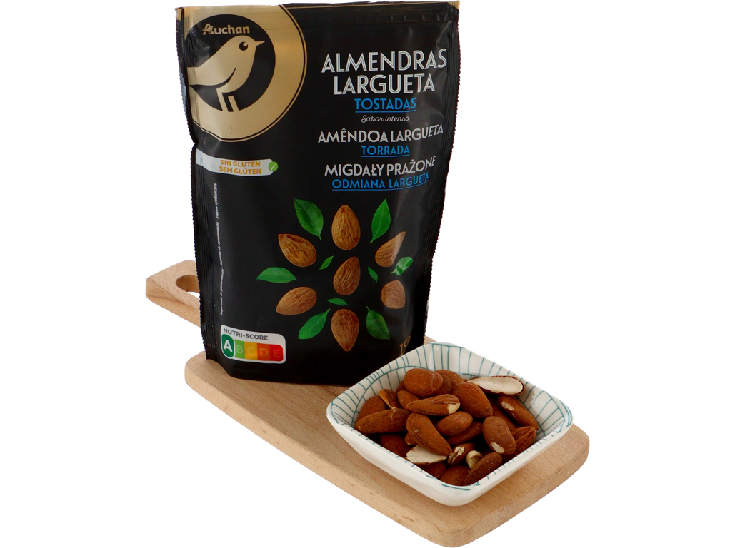 MIOLO DE AMÊNDOA AUCHAN GOURMET COM PELE 150 G