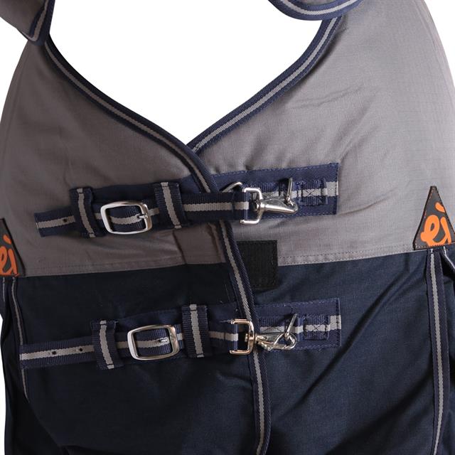 Deken Epplejeck Combo Met Hals 400gr Grijs-blauw
