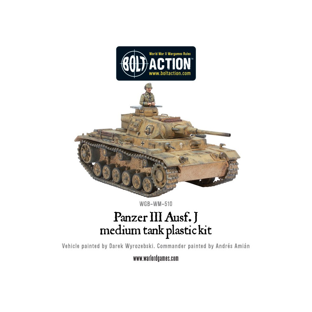 Bolt Action - German - Panzer III (Plastic Box)