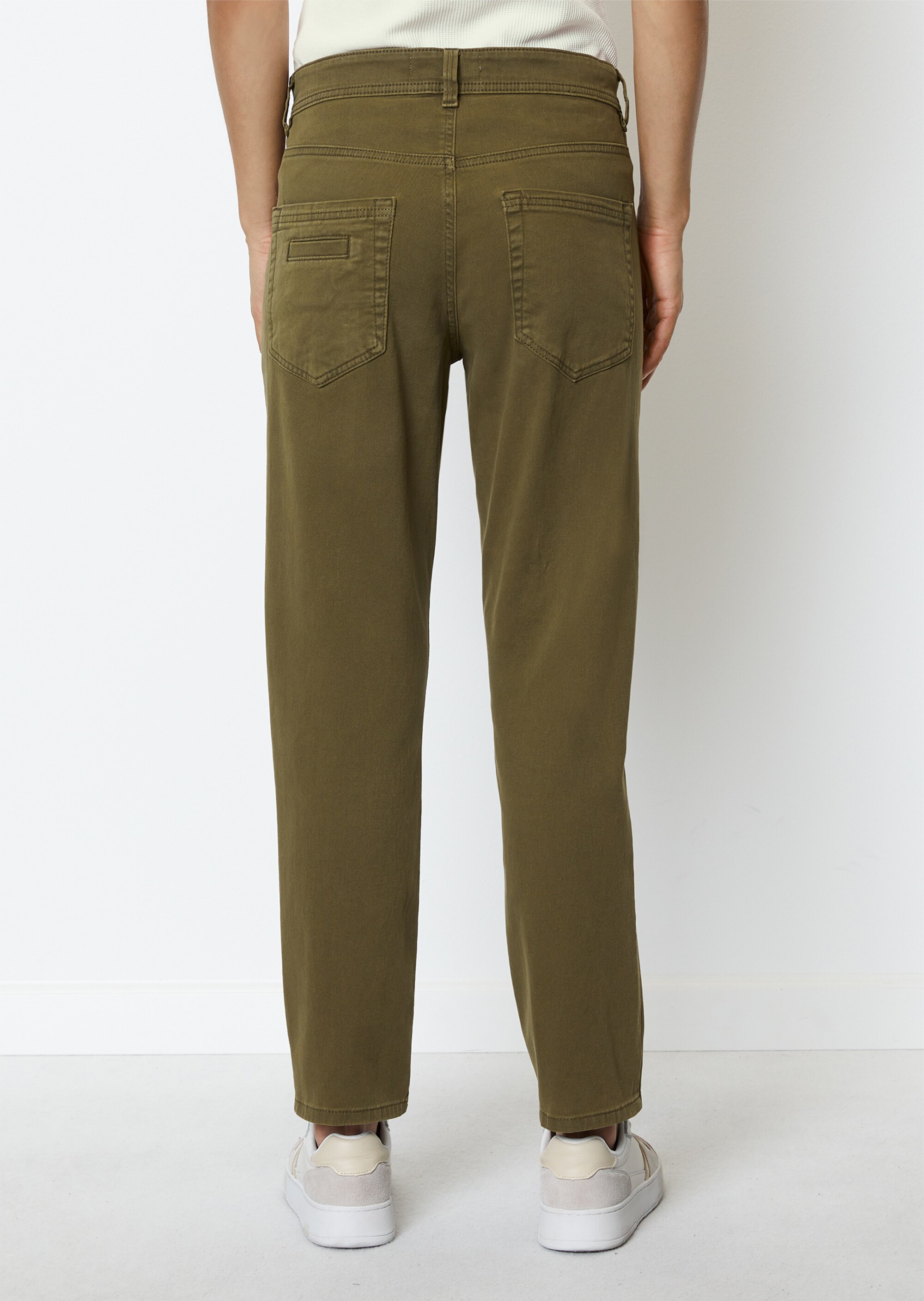 Boyfriend Pants Modell THEDA cropped aus Organic Cotton Stretch