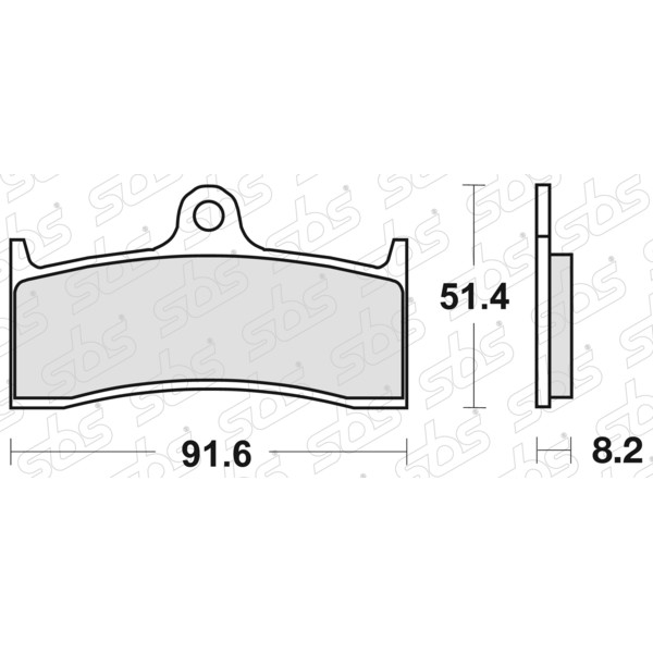 SBS - Plaquettes de frein 676 RS