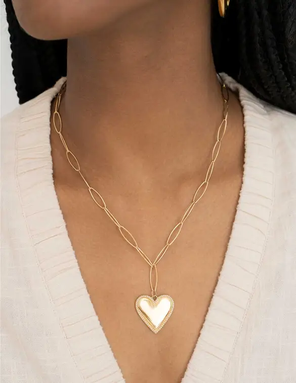 My Jewellery Heart pearls chain ketting MJ13060